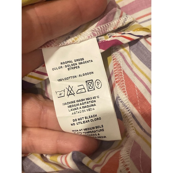 Silvia Tcherassi Roopal Midi-Dress Striped Size Large - Picture 13 of 13